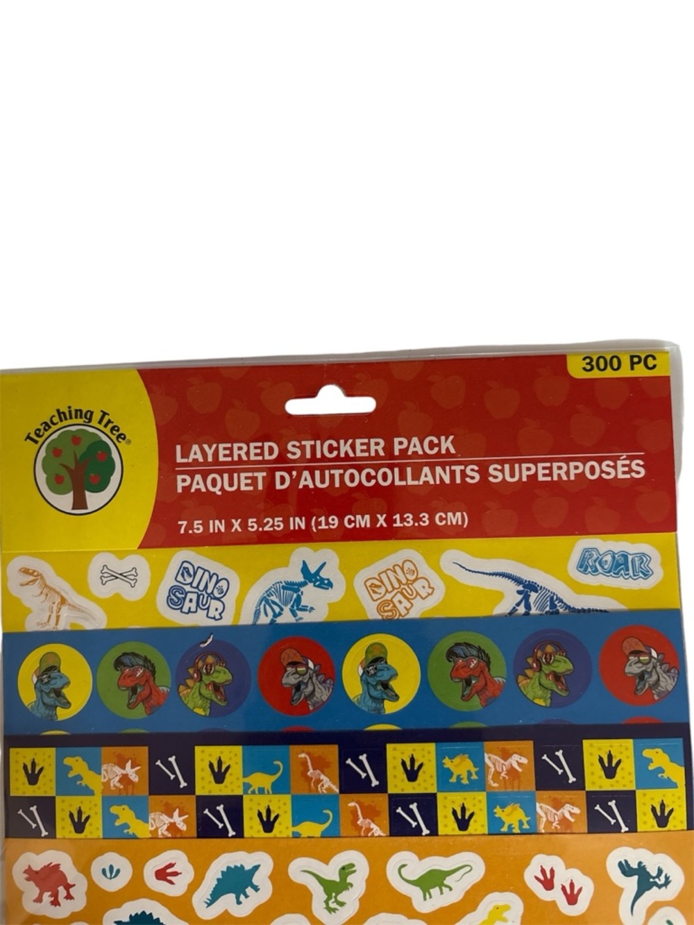 Teaching Tree Layered Dinosaur Sticker Pack - Multicolor - Picture 4 of 4